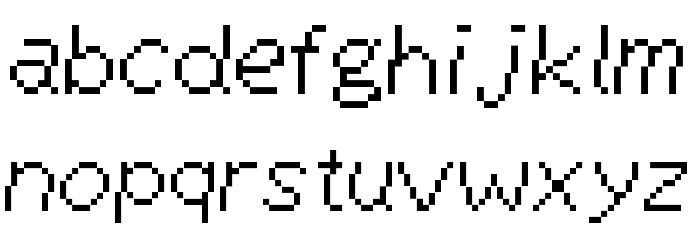 Mintsoda - Lime Green 13x16 Regular Font LOWERCASE