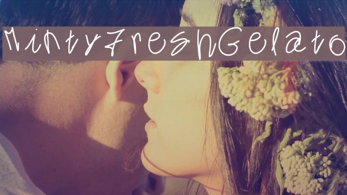 MintyFreshGelato Font examples