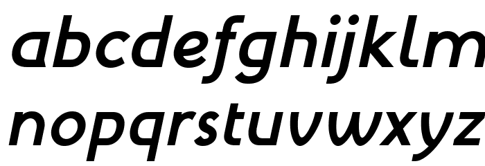 Mintysis Bold Italic Font LOWERCASE