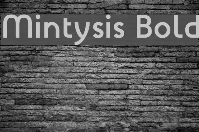 Mintysis Bold Font examples