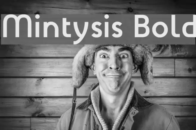 Mintysis Bold Font examples
