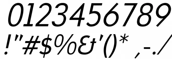 Mintysis Italic Font OTHER CHARS