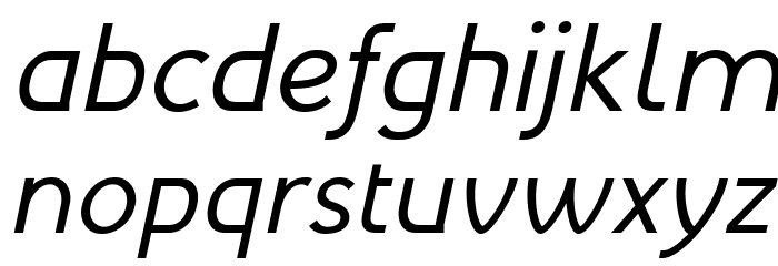Mintysis Italic Font LOWERCASE