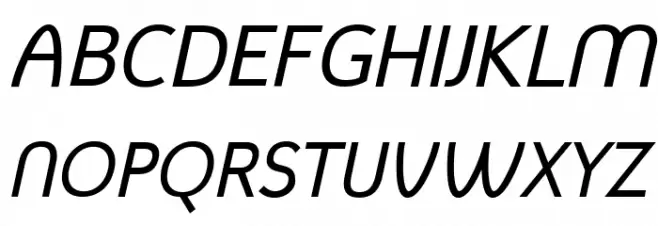 Mintysis Medium Italic خط أحرف كبيرة