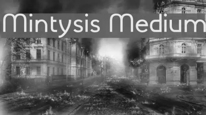 Mintysis Medium Font examples