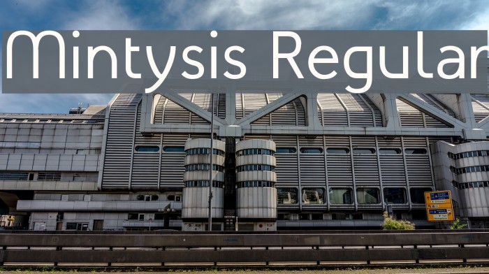 Mintysis Regular Font examples