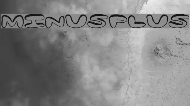 MinusPlus Font examples