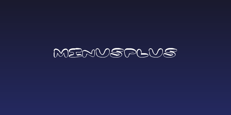MinusPlus Social Header