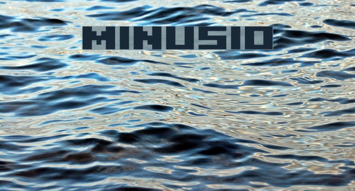 Minusio Font examples