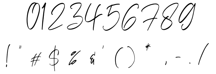 Miny Fellas Font OTHER CHARS