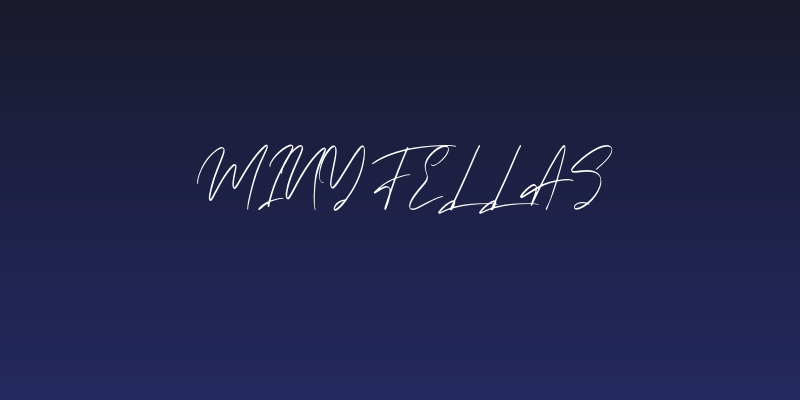 Miny Fellas Social Header