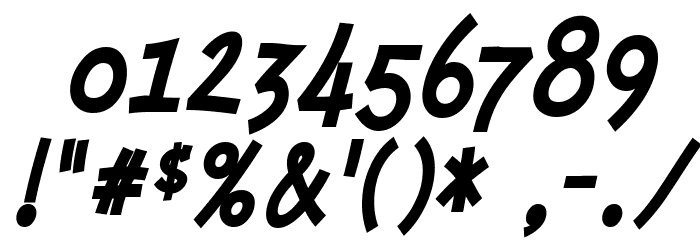 Minya Nouvelle Bold Italic Font OTHER CHARS