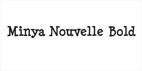 Minya Nouvelle Bold Logo