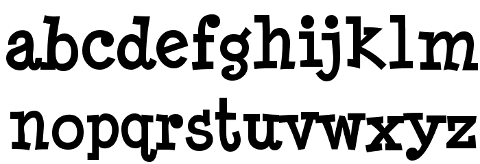 Minya Nouvelle Bold Font LOWERCASE