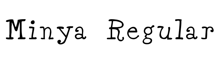 Minya Regular  Fuentes Gratis Descargar