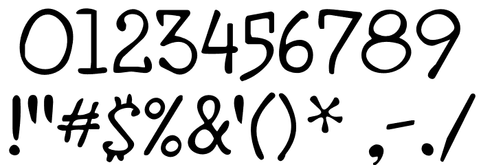 Minya-Regular Font OTHER CHARS
