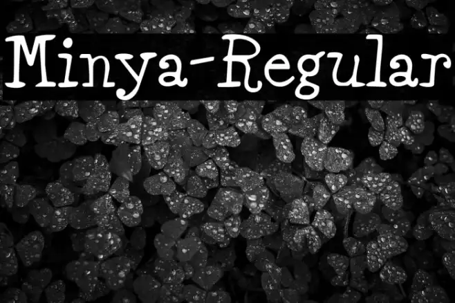 Minya-Regular Example 1
