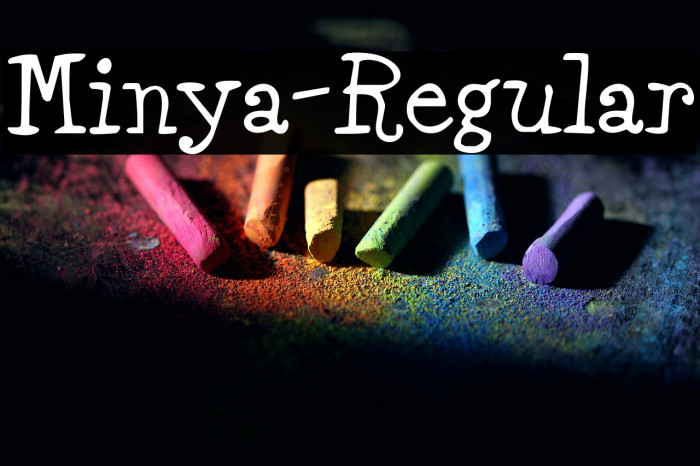 Minya-Regular Example 3