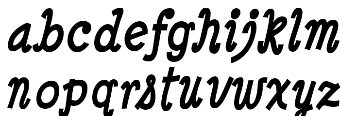MinyaNouvelle-BoldItalic Font LOWERCASE