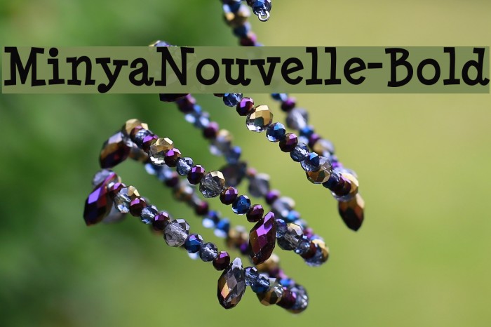 MinyaNouvelle-Bold Example 1