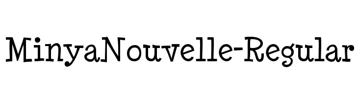 MinyaNouvelle-Regular  baixar fontes gratis