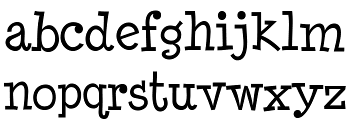 MinyaNouvelle-Regular Font LOWERCASE