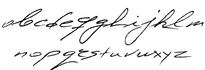 Miodrag Font LOWERCASE