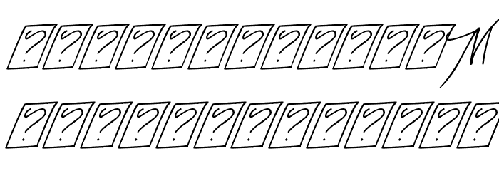 Miog Font UPPERCASE