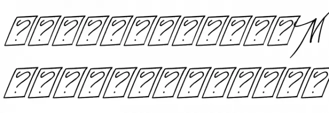 Miog 字体 大写