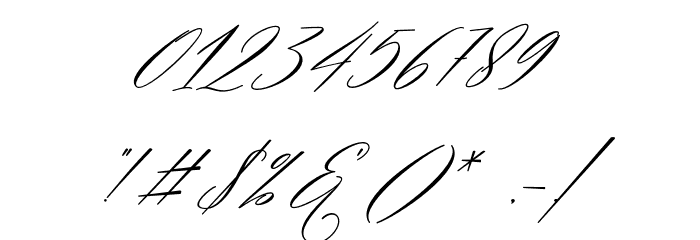 MiolletaScript Font OTHER CHARS
