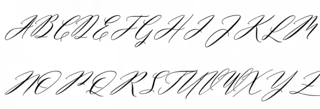 MiolletaScript Schriftart Groß