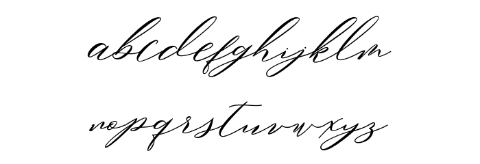 MiolletaScript Font LOWERCASE