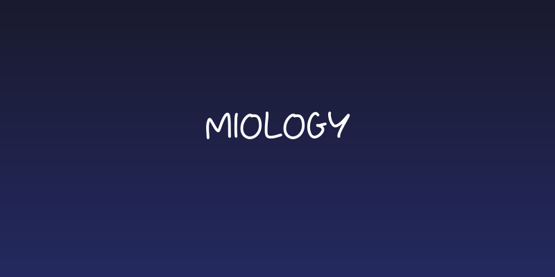 Miology Social Header
