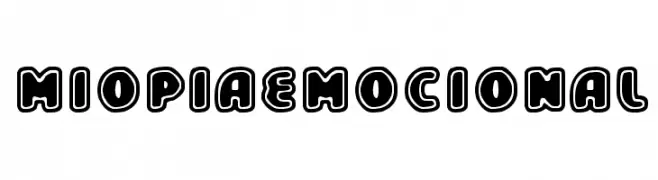 Miopia Emocional  Frei Schriftart Herunterladen
