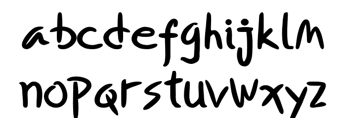 Miqeey Moose Font LOWERCASE