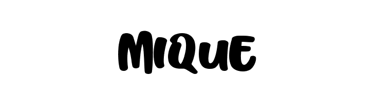 Mique  font caratteri gratis