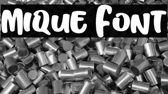 Mique Font examples