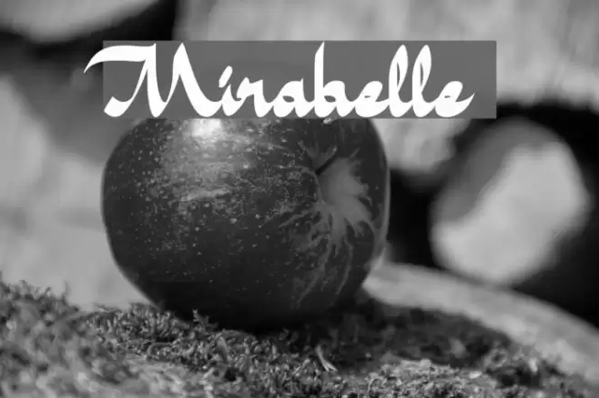 Mirabelle Font examples