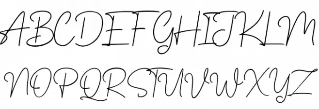 Mirabille Free Regular Schriftart Groß