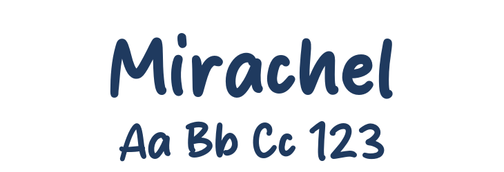 Mirachel Font Preview