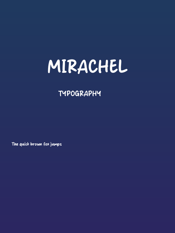 Mirachel Poster