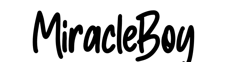 Miracle Boy  Frei Schriftart Herunterladen