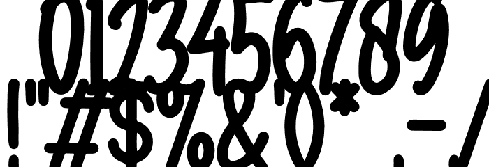 Miracle Boy Font OTHER CHARS
