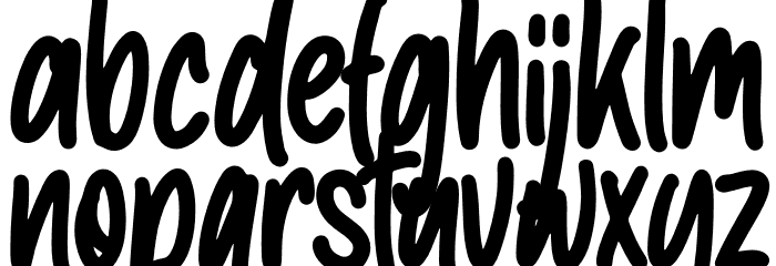 Miracle Boy Font LOWERCASE