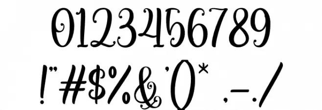 Miracle Christmas Font Alte caractere