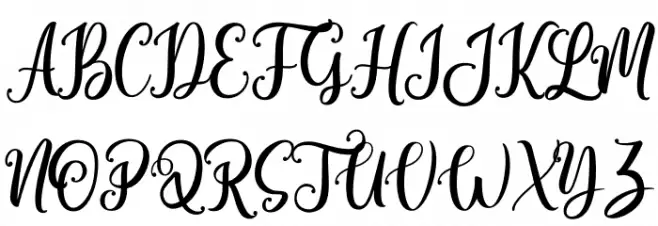 Miracle Christmas Font Litere mari