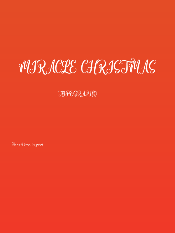 Miracle Christmas Poster