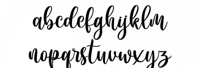 Miracle Christmas Font Litere mici