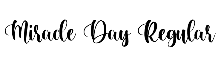 Miracle Day Regular  नि: शुल्क फ़ॉन्ट्स डाउनलोड