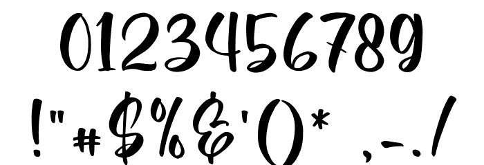 Miracle Day Regular Font OTHER CHARS